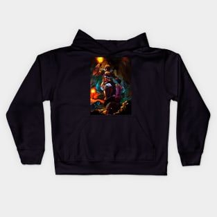 dark cave Kids Hoodie